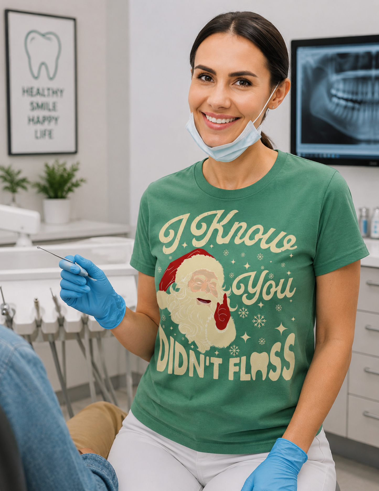 I know you didn't floss