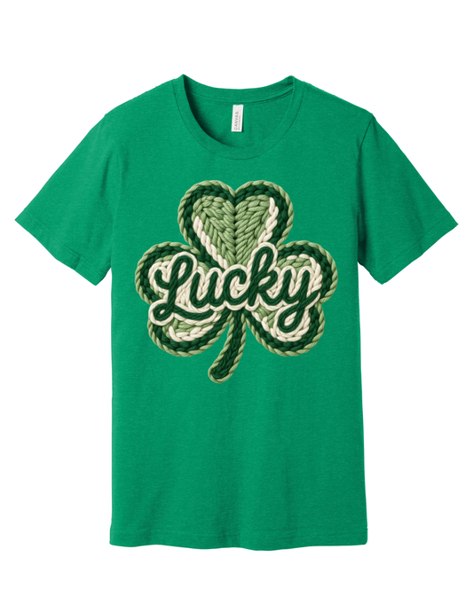 Lucky Faux Yarn Shirt
