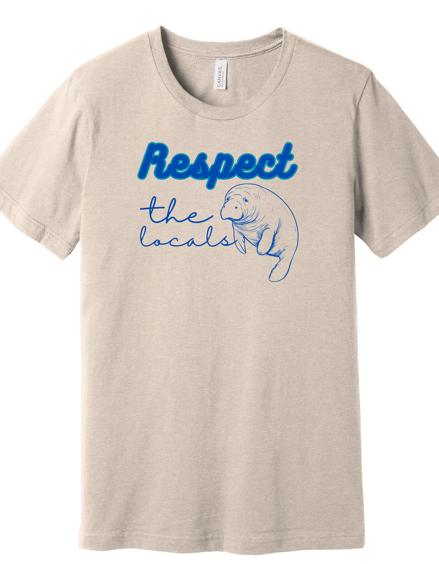 Respect the Locals Manatee Shirt