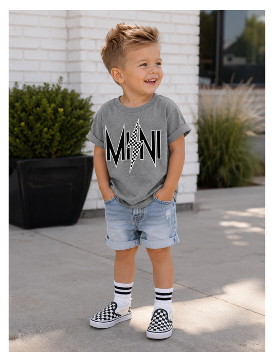 Black  Mini Retro Shirt