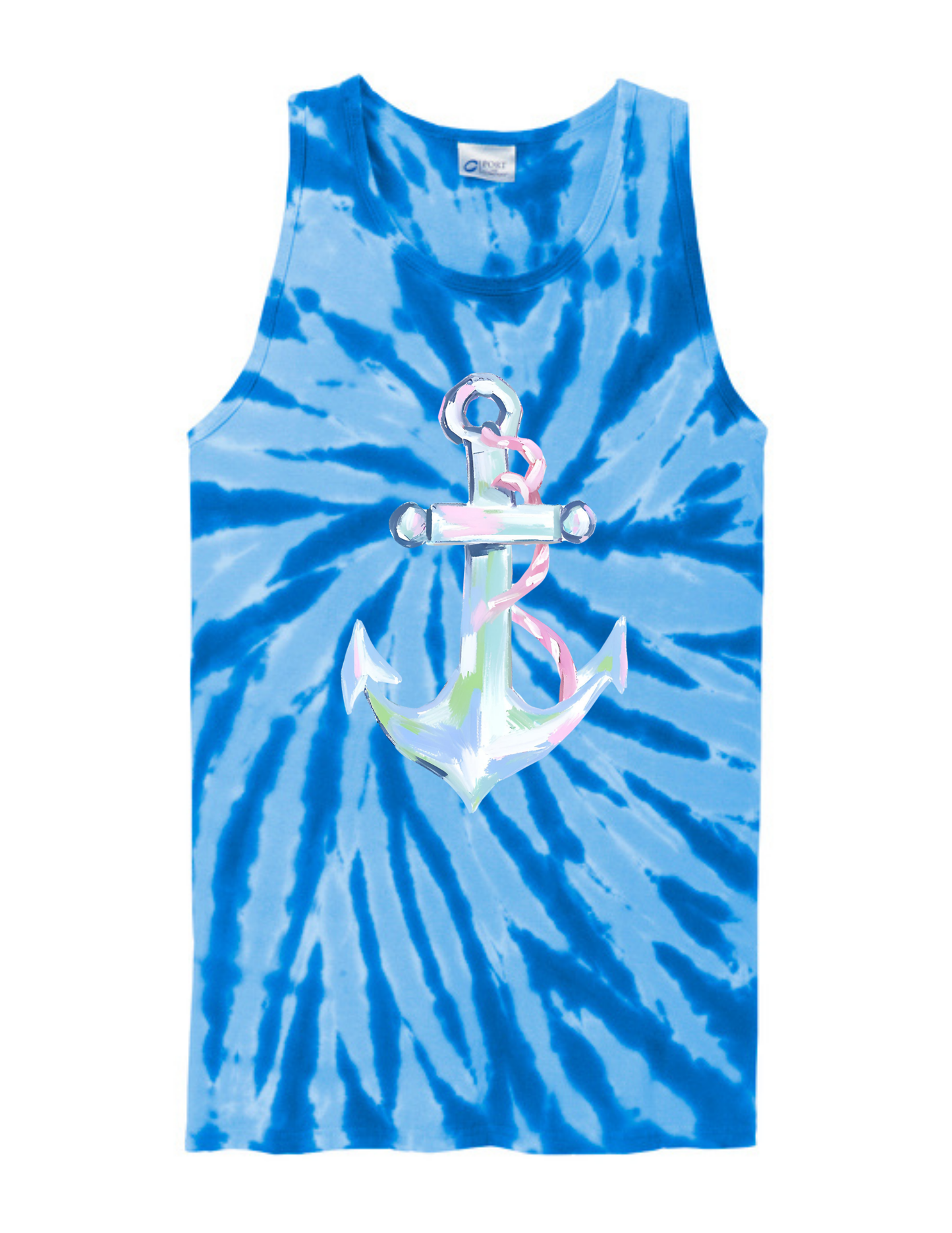 Tie Dye Anchor Tank