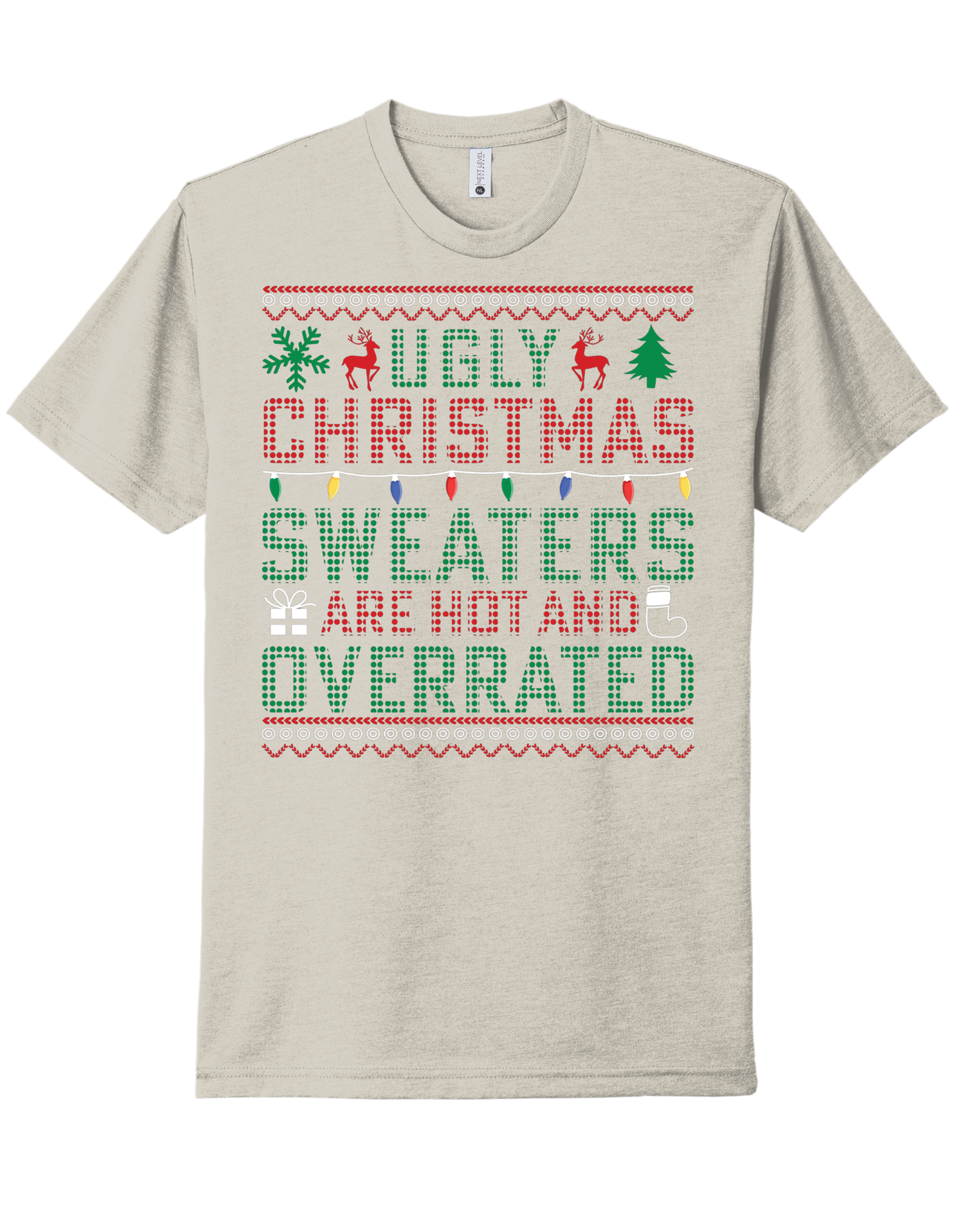 Christmas Sweaters Overrated Shirt
