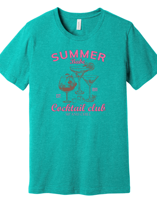 Summer Cocktail Club Shirt