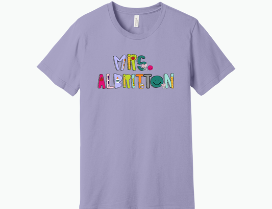 Teacher Name Shirt