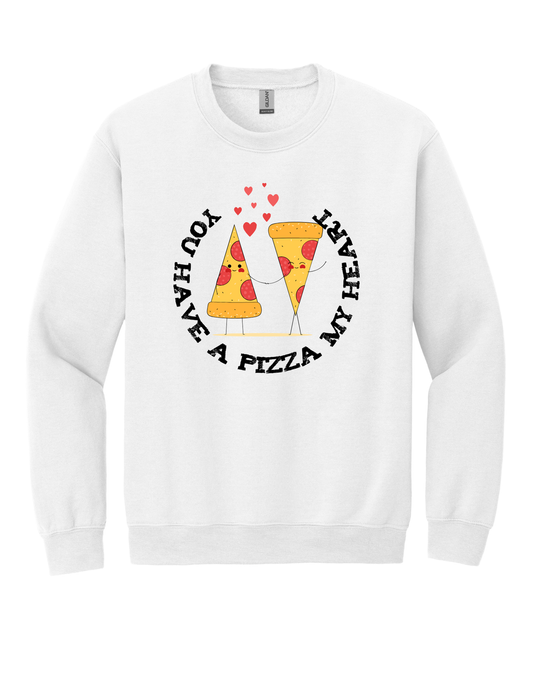 White Pizza Sweatshirt