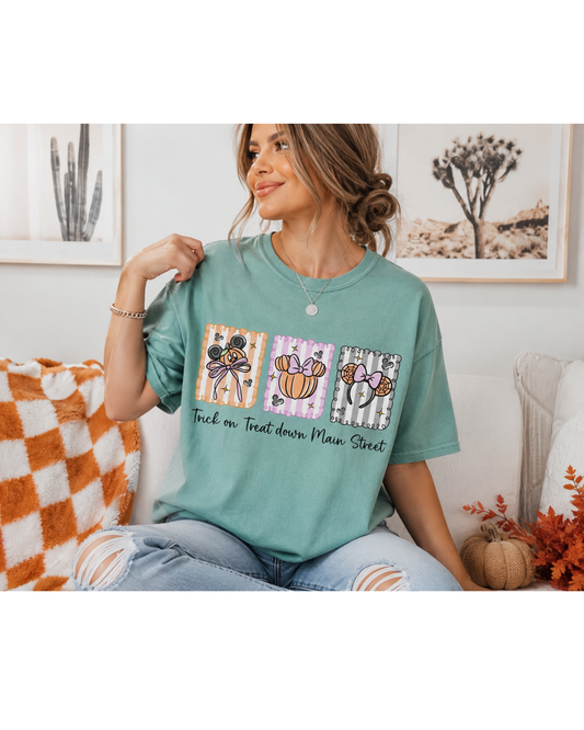 Trick or Treat down Main Street Shirt