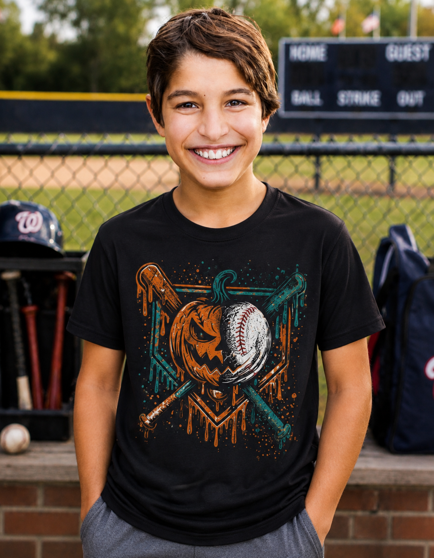 Halloween Baseball Shirt