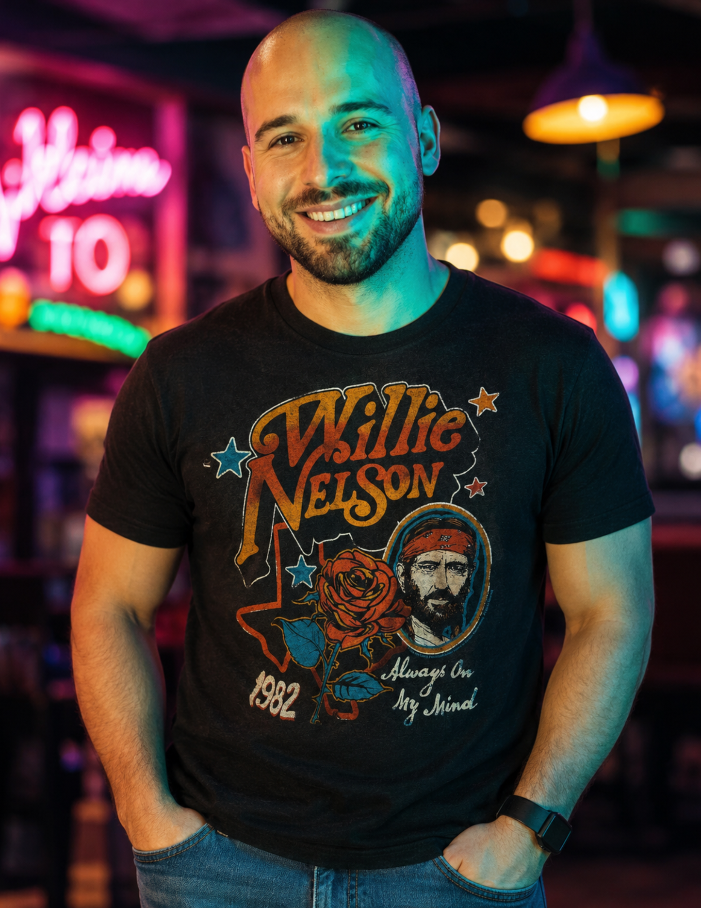 Willie Nelson Concert Shirt