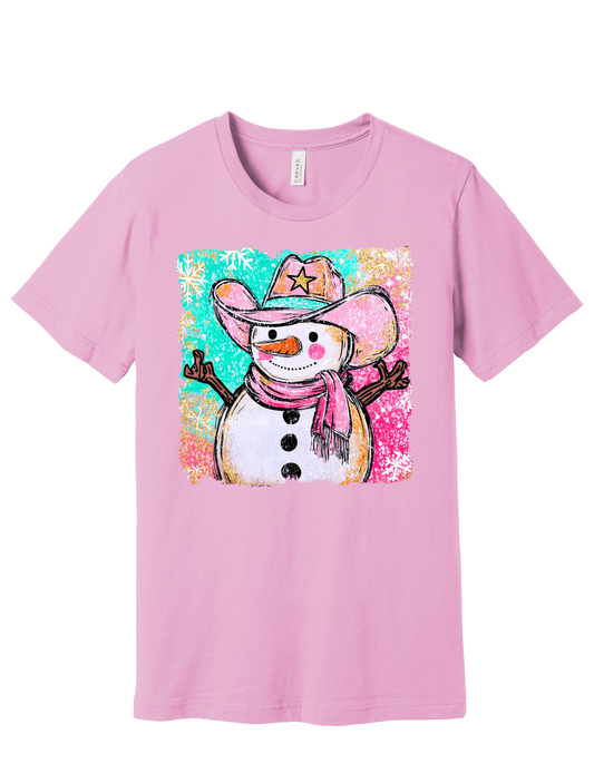 Cowboy Snowman Shirt