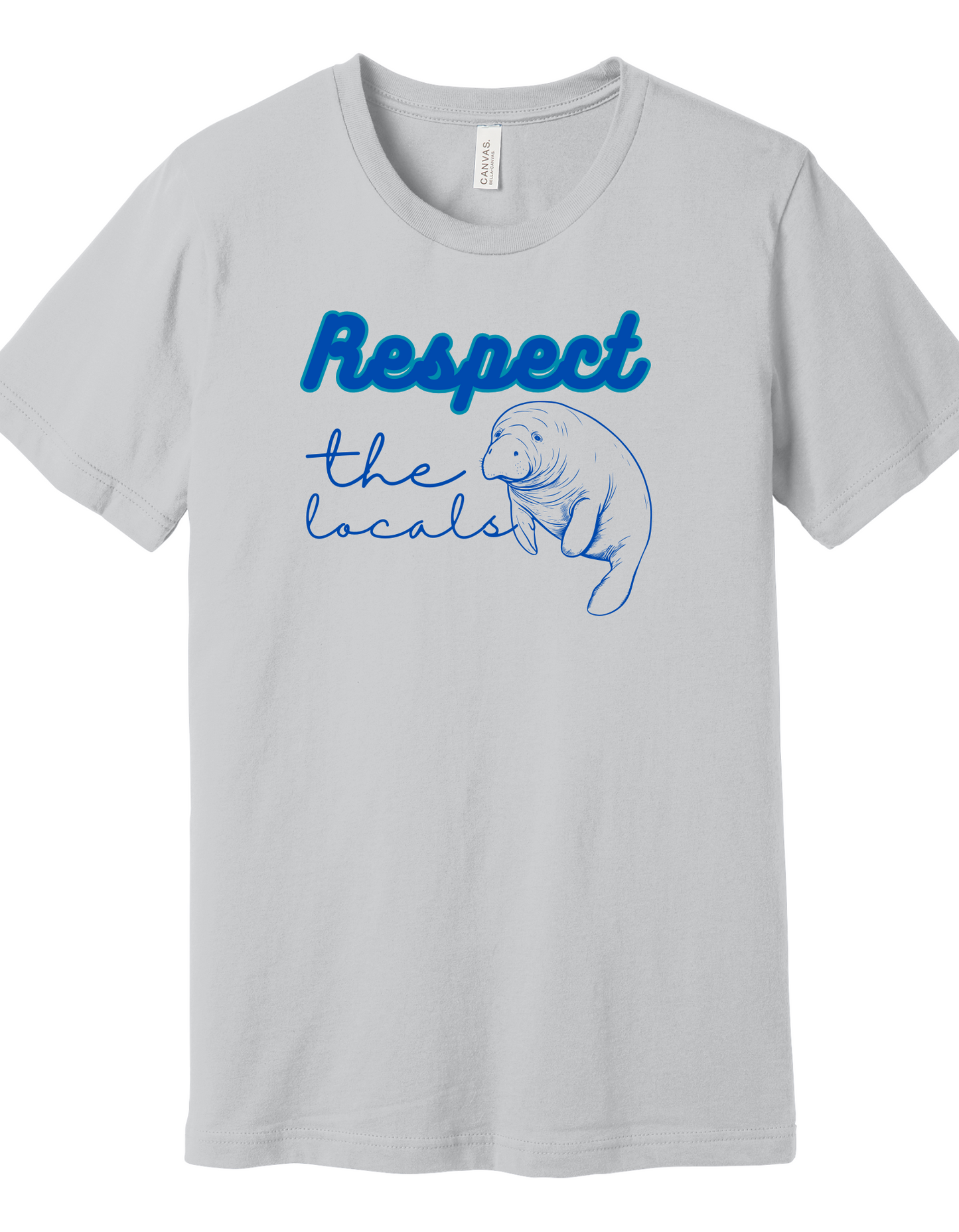Respect the Locals Manatee Shirt