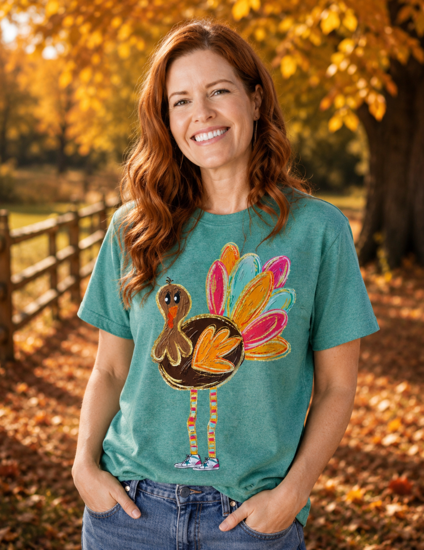Colorful Turkey Shirt