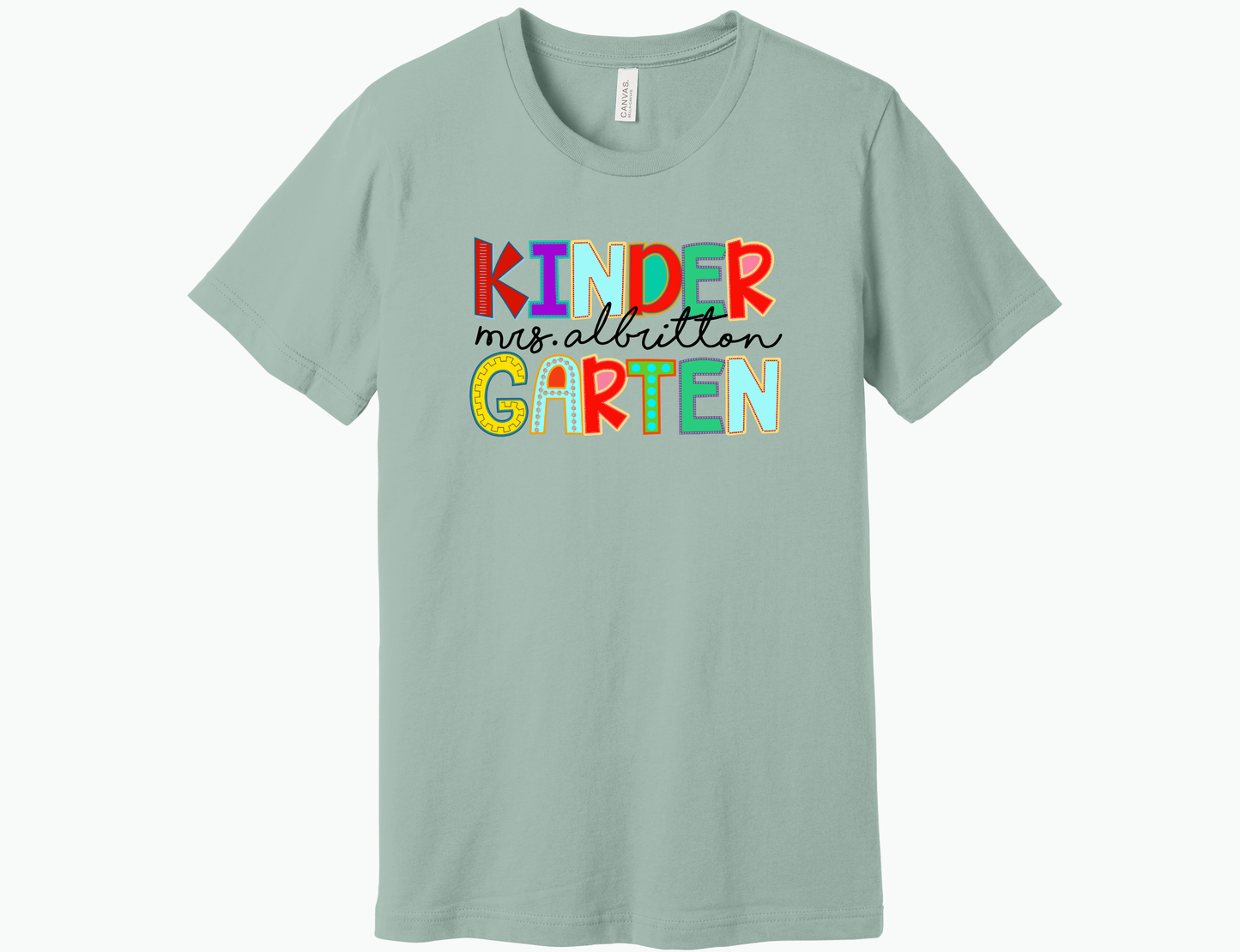 Kindergarten with teacher name Shirt
