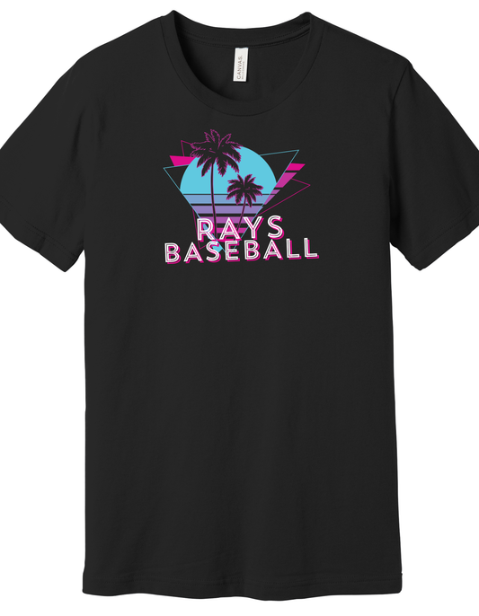 Retro Rays Baseball Shirt