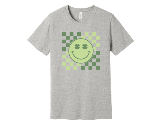 Checkered Smiley Face Shirt