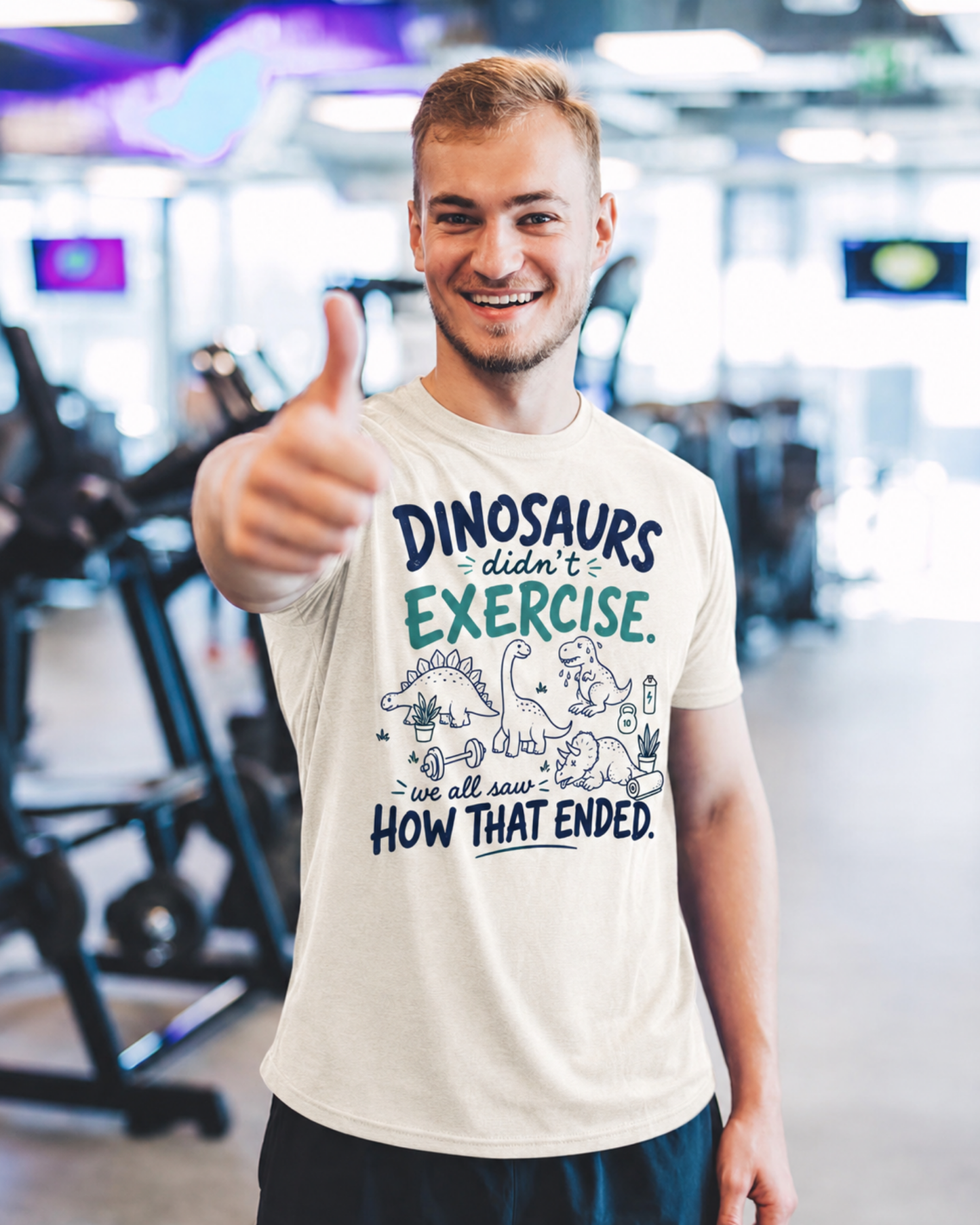Dinosaurs didn't exercise