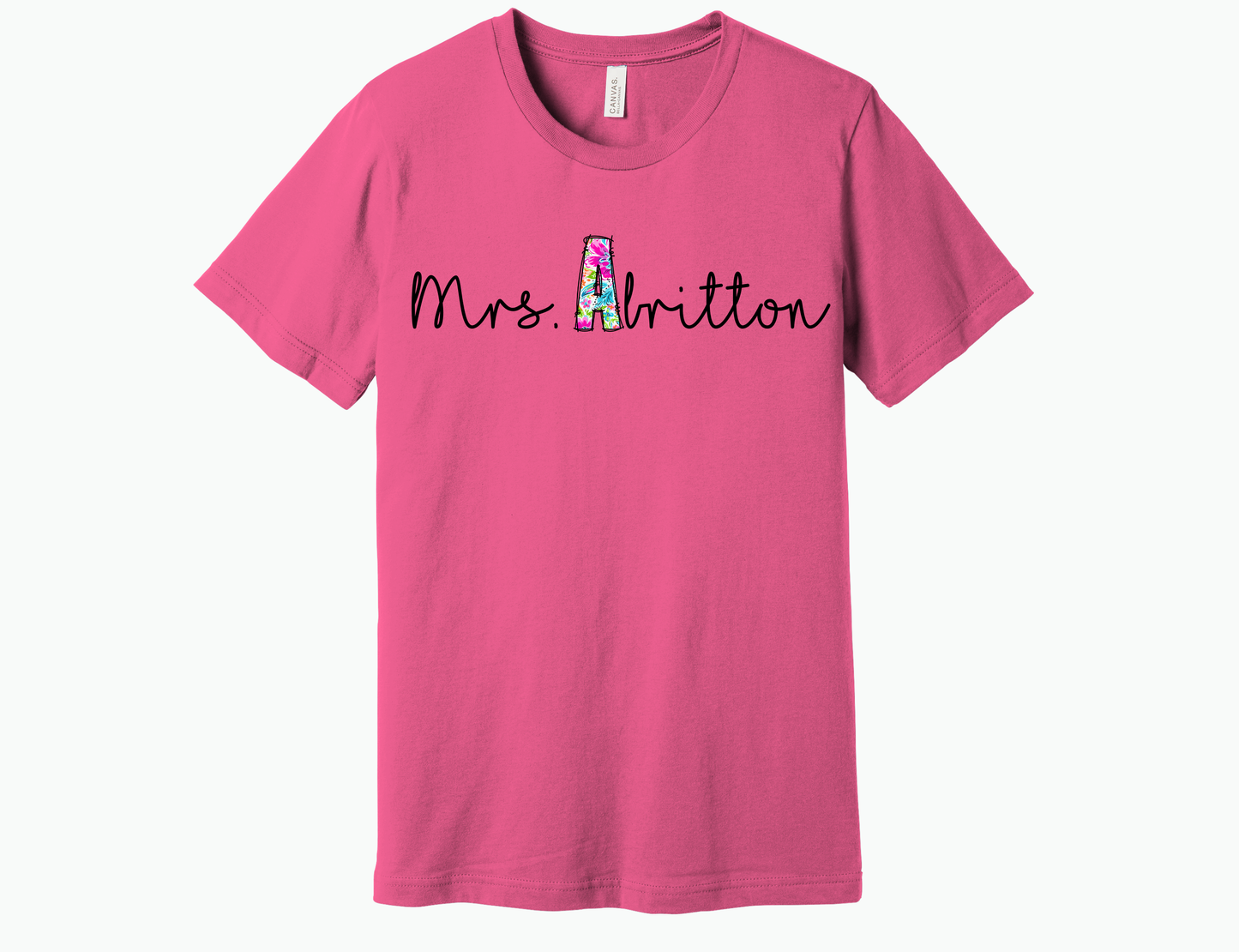 Teacher name Shirt