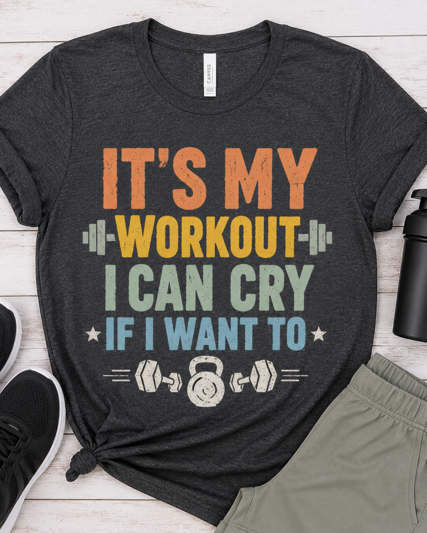 It's my workout, I can cry if I want to