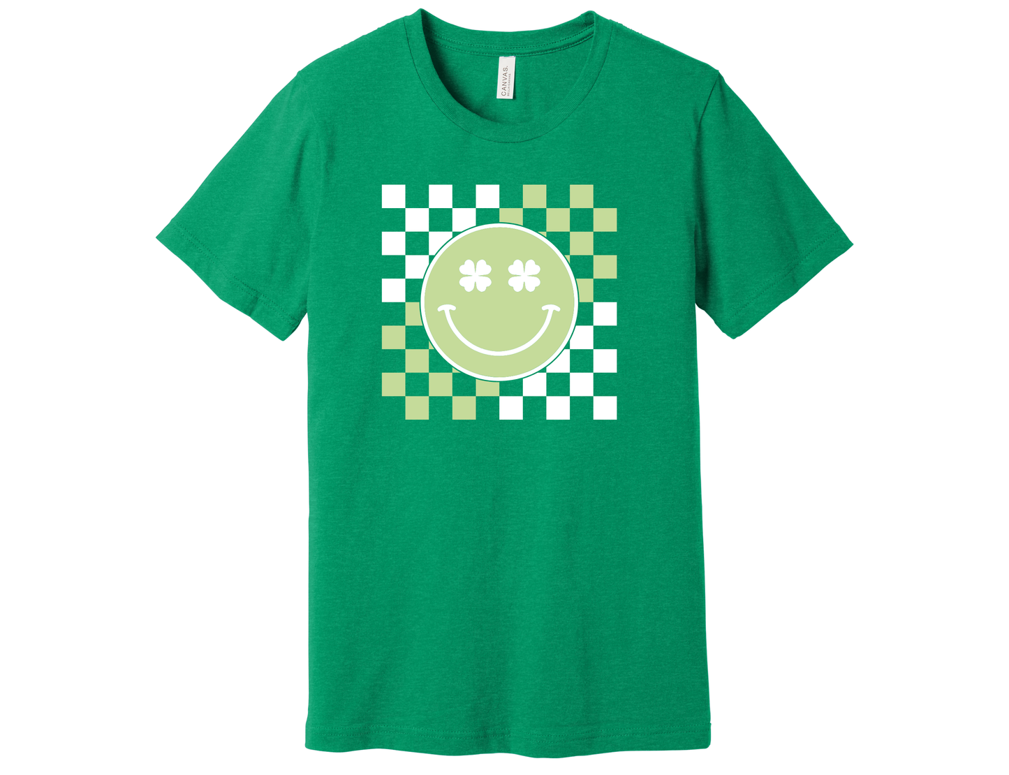 Checkered Smiley Face Shirt