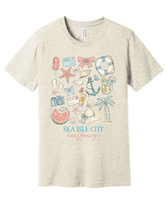 Sea Isle City Front Collage Shirt