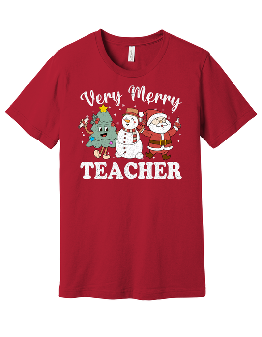 Very Merry Teacher Shirt