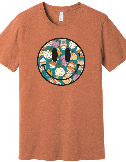 Teal Smiley Shirt