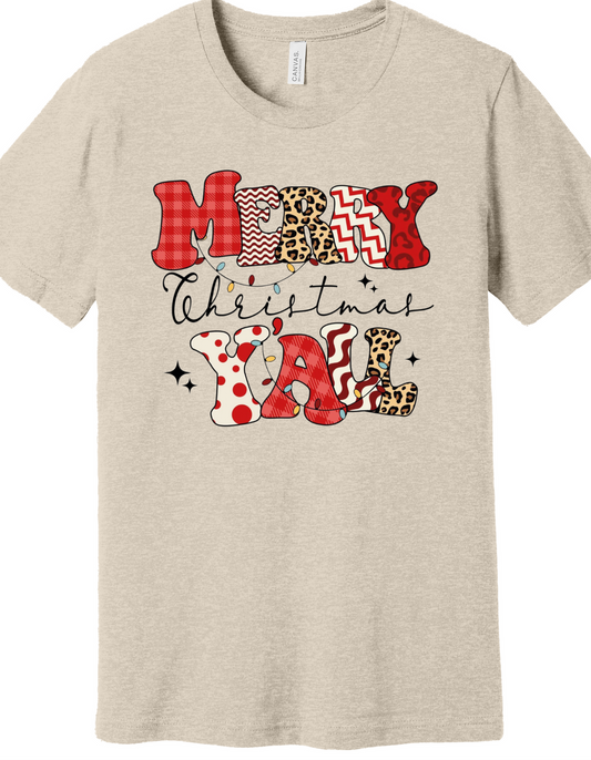 Merry Christmas Y'all Shirt