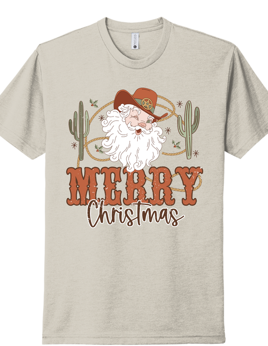 Merry Christmas Cowboy Shirt