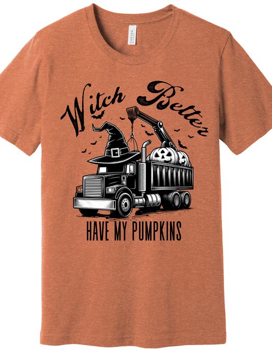 Witch & Pumpkin Shirt