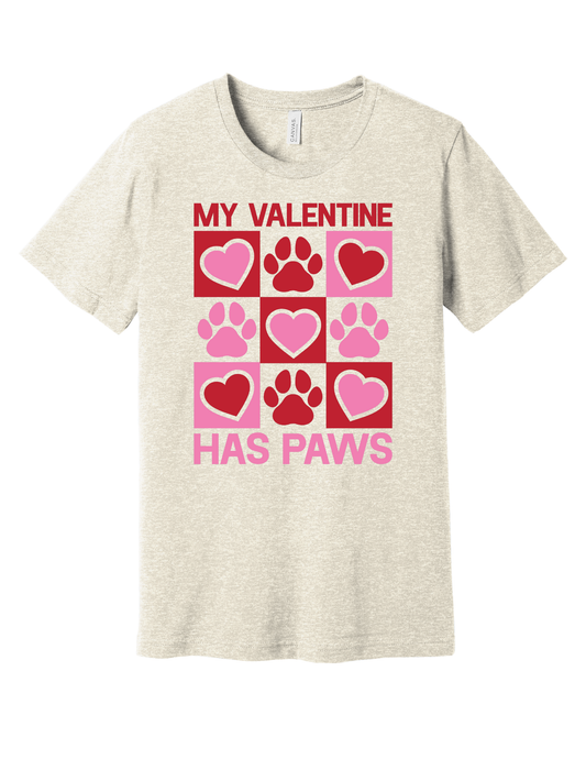 My Valentine has paws Shirt