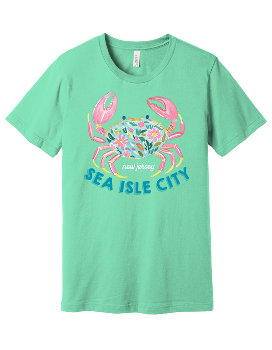 Sea Isle City preppy crab Shirt