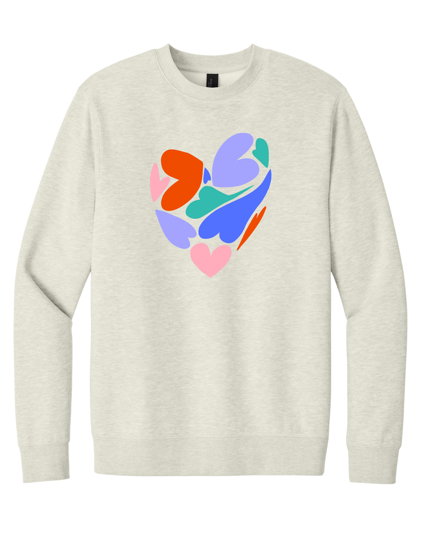 Colorful Heart Sweatshirt