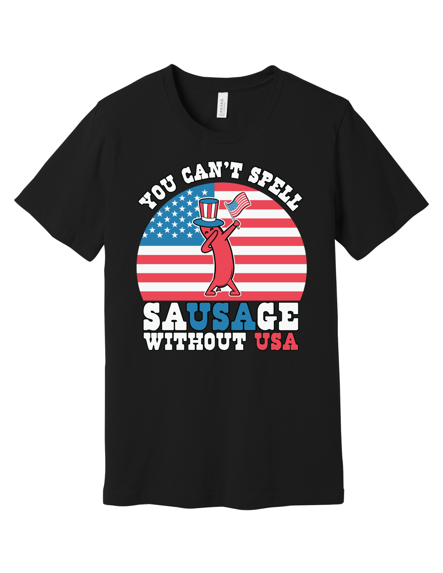 You can't spell sausage without USA Shirt
