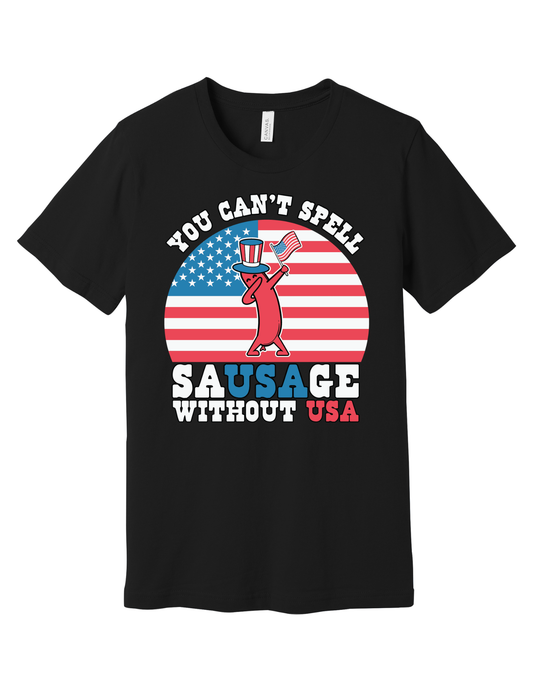 You can't spell sausage without USA Shirt