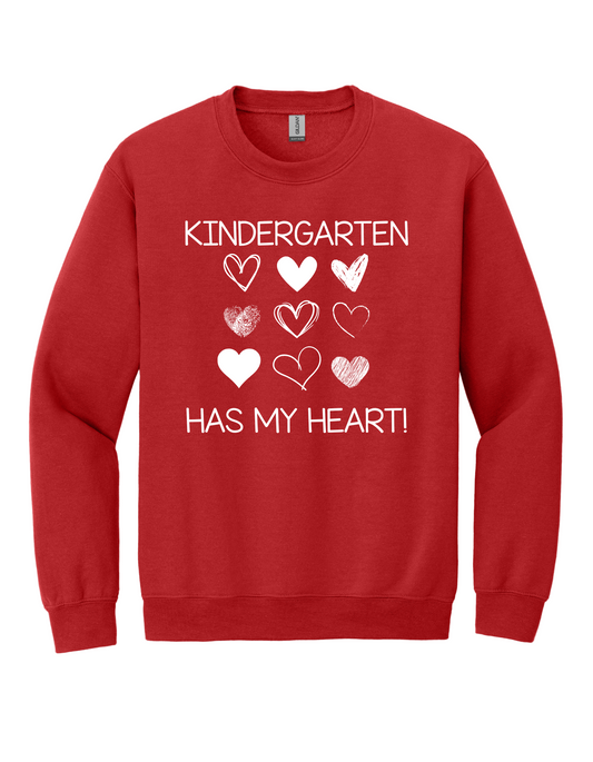 Kindergarten has my heart Sweatshirt