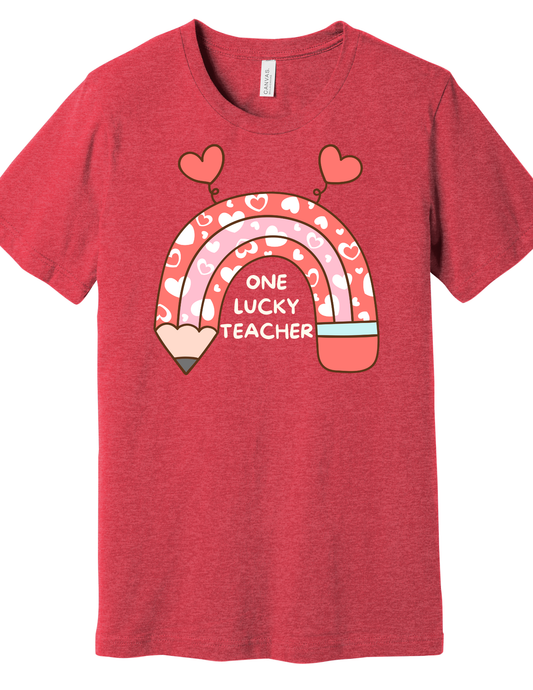 One lucky Teacher Shirt