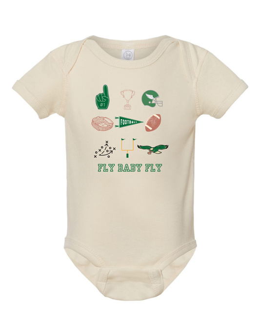 Fly Eagles Fly Onesie