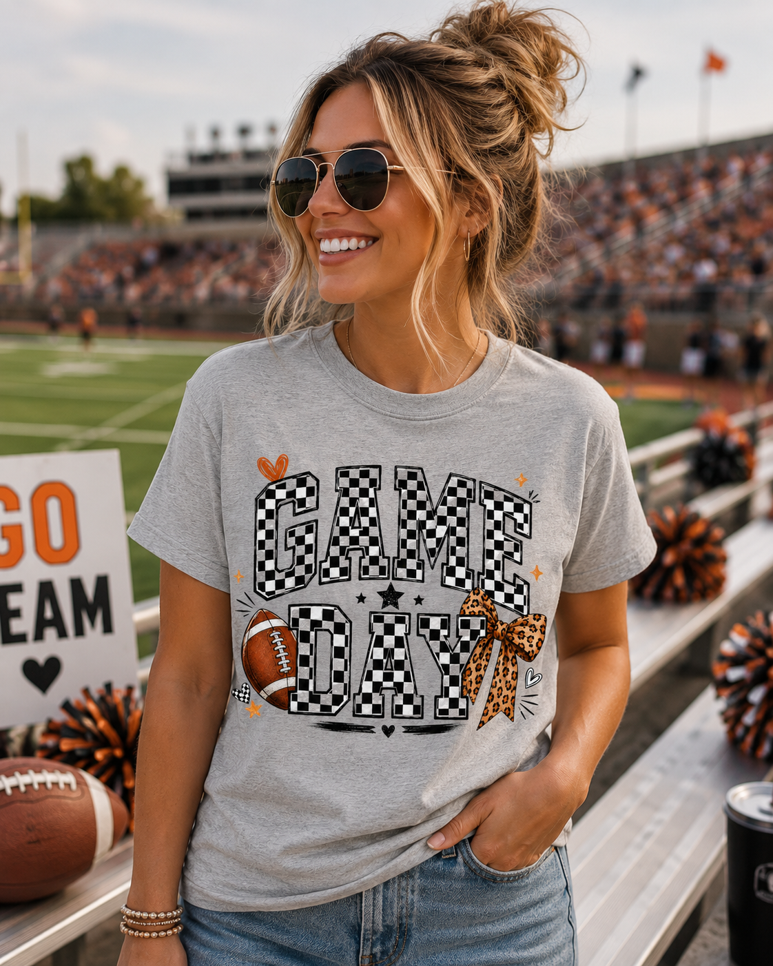 Checkered Game Day Shirt