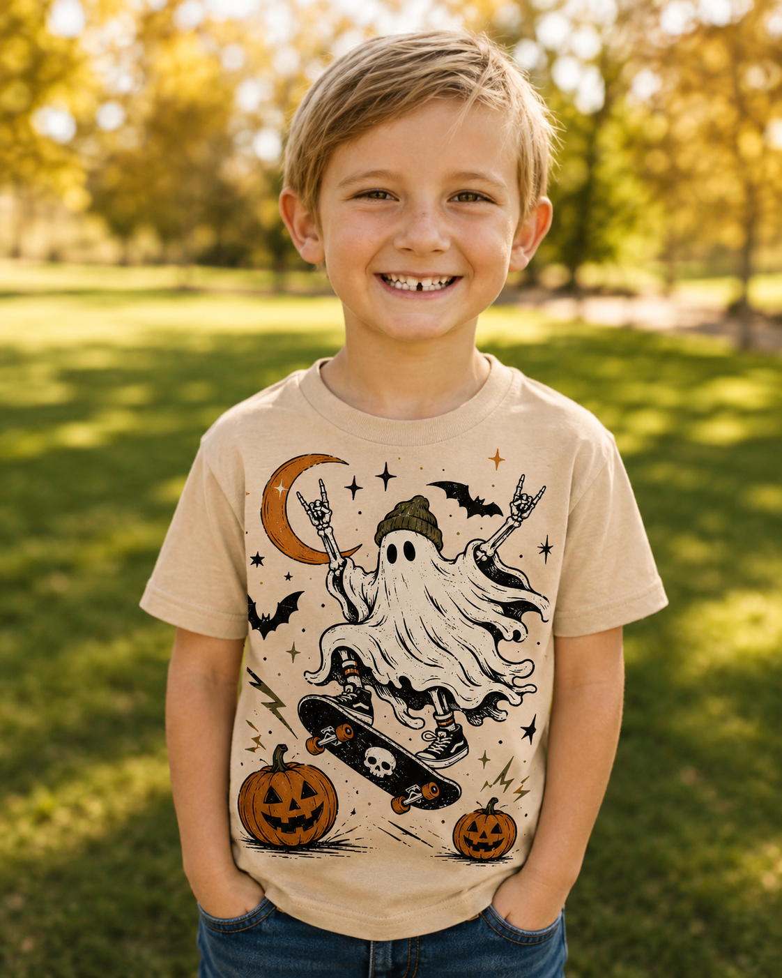 Ghost Skeleton Shirt