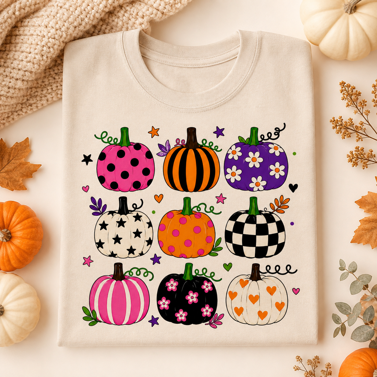 Pumpkin pattern Shirt