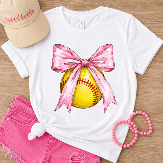 Softball Bow Shirt