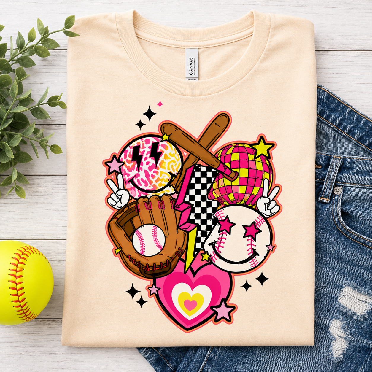 Softball Collage Shirt