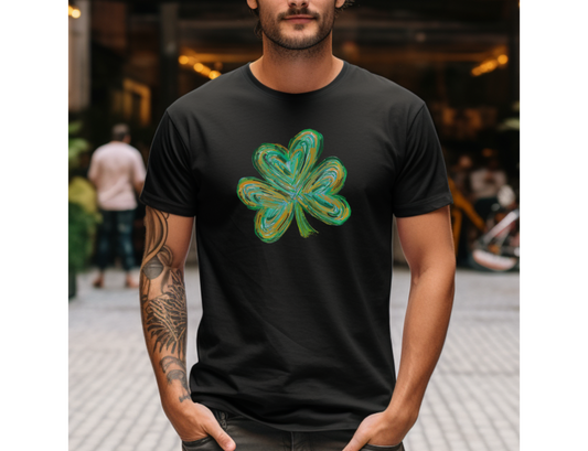 Bella+Canvas Watercolor Shamrock Tee Unisex