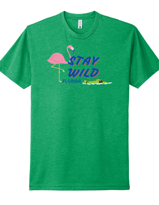 Stay Wild Flamingo Gator Shirt
