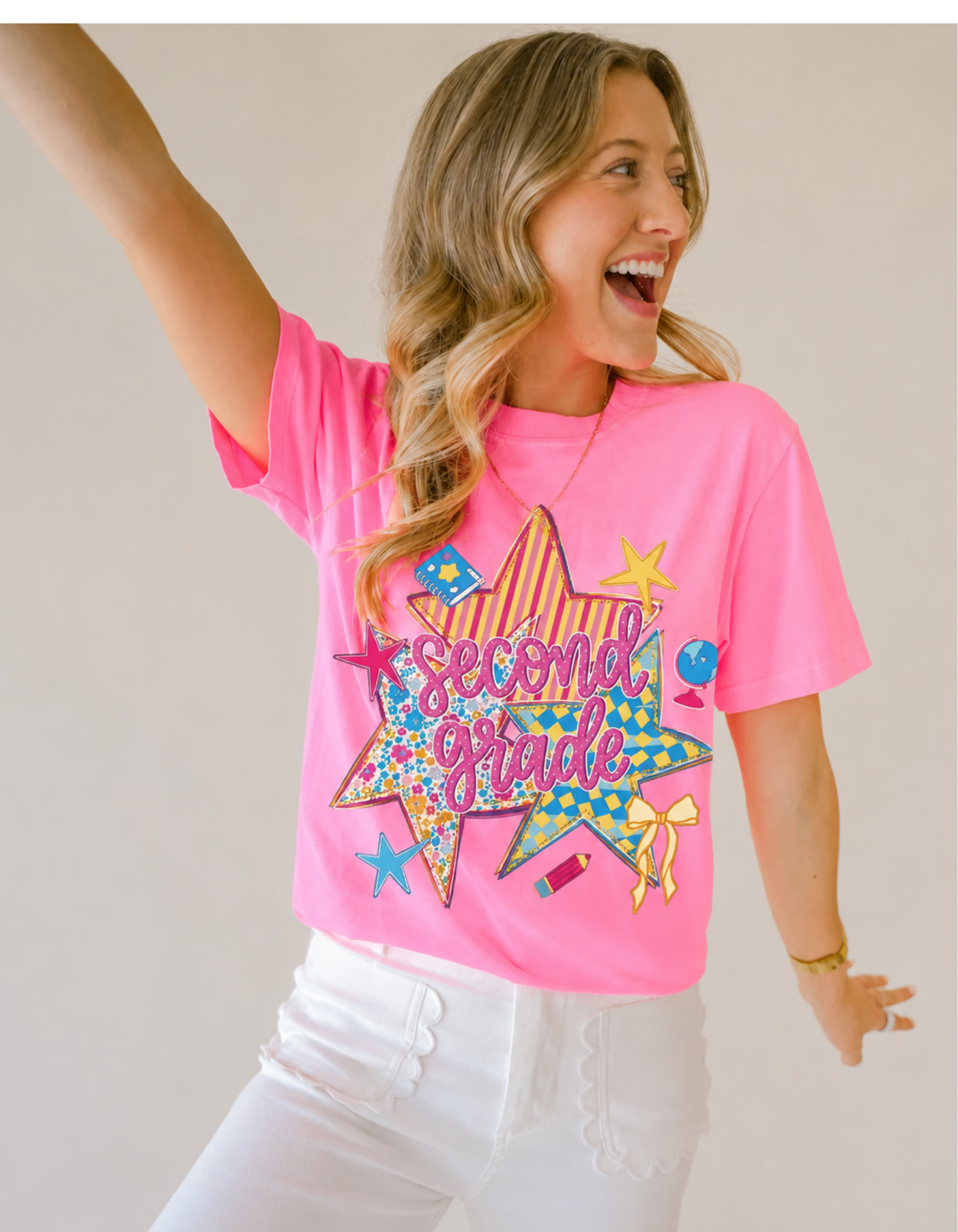 Second Grade Star Teacher Shirt
