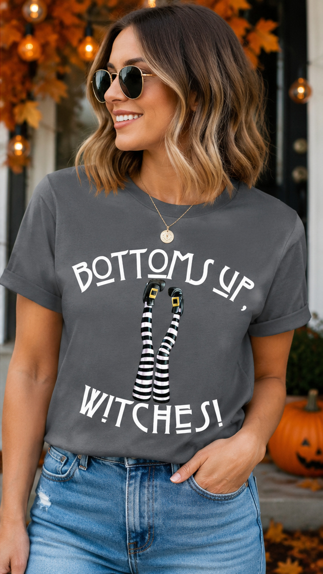Bottoms Up Witches Shirt